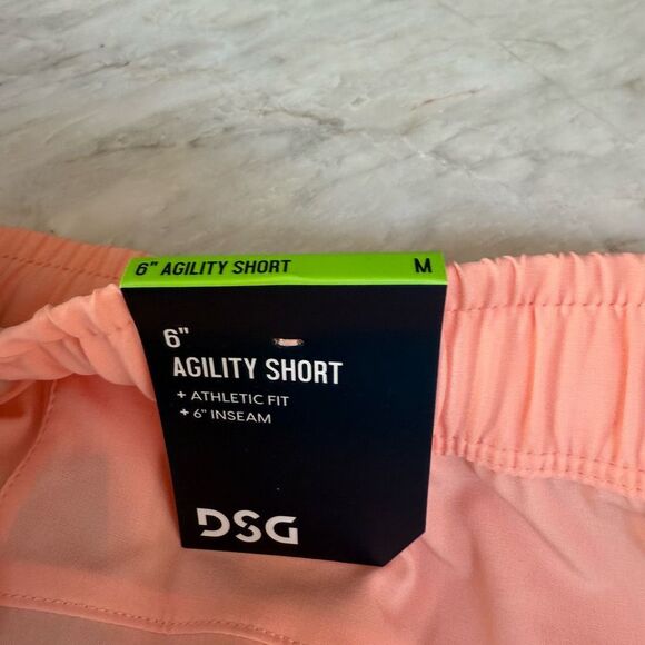 DSG Men's 6" Agility Woven Training Shorts Hybrid Pink Ray size M NWT - Picture 4 of 9